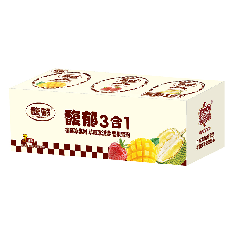馥郁3合1-榴蓮-草莓-芒果