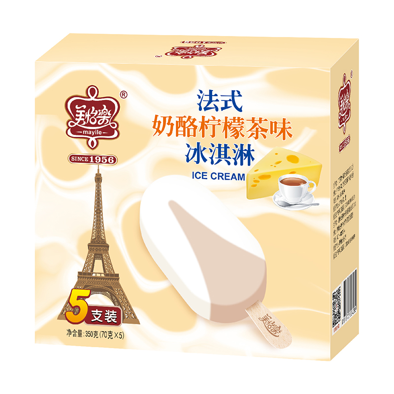 盒裝-法式奶酪檸檬茶味冰淇淋