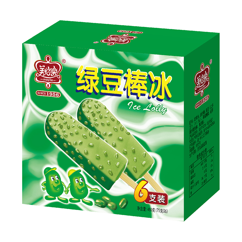 盒装-绿豆棒冰